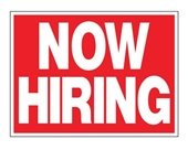Now Hiring 