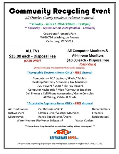 Community Recycling Event