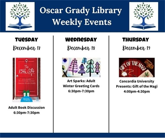Weekly Events Iibrary 